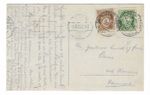 Norway Postcard v. 3.IX.18, by Christiania Omkarteringskontor with 2 Ore franked