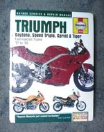 Haynes Workshop Manual, Triumph Daytona, Speed Triple, Sprint, Tiger, 1997-00.