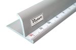 Victor 24-Inch Professional Aluminum Safety Ruler with Finger Guard Edge