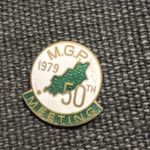 Vintage Manx Grand Prix  1979 Pin badge Motorcycle Racing  isle of man of TT