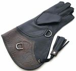 Leather Falconry Glove Bird Handling Glove Embossed Falconry Glove