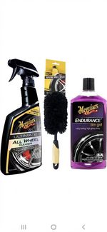 ​Meguiar's Ultimate Wheel & Tyre Detailing Kit - Brand New Cleaner, Gel & Brush