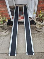 Pair of telescopic ramps, 7' long, for wheelchair or mobility scooter