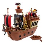 Disney Store Mickey Mouse Pirate Ship Playset Figures Pirates of the Caribbean