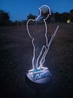 Freestanding Illuminated Outdoor Tommy 2ft Including Stand
