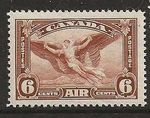 CANADA, 1935 KGVI ISSUE SIX CENTS AIR STAMP SG 355, MNH SINGLE CAT £4.25