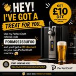 PerfectDraft Referral Code – £10 Off PerfectDraft Machine – Discount Code