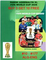 PANINI FIFA WORLD CUP 2026 Adrenalyn XL Cards - #10 - #177  BUY 3 GET 10 FREE