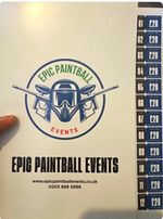 Epic Paintball Events Admit One Paintballing Ticket/Voucher Bundle - 24 Vouchers