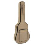 TRIXES Full Size Khaki Guitar Bag with Shoulder Strap NEW Waterproof Padded Case