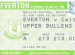 TICKET: Everton v Celtic (Neville Southall Testimonial) 1995/1996