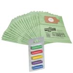 20 PACK - FITS NUMATIC HENRY HOOVER VACUUM CLEANER  PAPER DUST BAGS & Fresheners