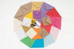 155 x 155mm Square Diamond Flap Envelopes 100gsm for 6 x 6" cards - 20+ colours