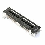 AKORD CAT5e 12 Port Pro RJ45 110 Network Patch Panel w/Wall Mount Bracket