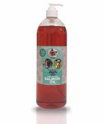 100% Pure Salmon Oil For Dogs Cats & Ferrets Omega 3 6 9 1L With Pump Fresh Pet®