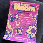 STAY IN BLOOM SF, CA 2026 PINK LE POSTER | #15 of 75 | 18x24 | Dabin B2B Slander