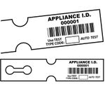 Tuff Tag Barcode Appliance ID Labels for Harsh Environments