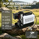4500PSI PCP Air Compressor Electric Airgun Rifle High Pressure Pump