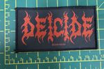 Deicide Standard Logo Woven Sew On Patch Officially Licensed Patch
