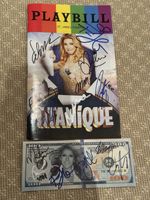 Titanique Signed Pride Broadway Playbill With Signed Celine Dion Money