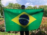 Brazil Flag Polyester Banner 60x90cm 90x150cm Hanging Brasil Decoration UK
