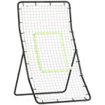 HOMCOM Rebounder Net Target Ball Kickback Baseball Training Equipment Play