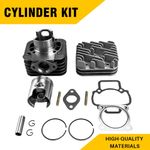 70cc Big Bore Cylinder Barrel Piston Gasket Kit For Vespa Primavera 50 2T 13-17