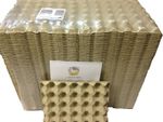 154 x GREY CARDBOARD EGG TRAYS (HOLDS 30 EGGS) SUITABLE FOR CHICKEN MEDIUM/LARGE