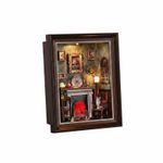 DIY Sewing Room Shadow Box Vintage Design DIY Miniature House Kit Wall Art