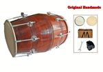 Professional Tunable Dholak Nut Bolt | Handcrafted Indian Folk Drum | Bag Skin