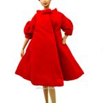 1997  Reproduction Silken Flame Red Velvet Jacket New