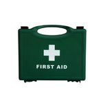 Qualicare  EMPTY Box 1-10, 10-20, 21-50 Person Green Sturdy First Aid Kit