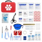 Ultimate Pet First Aid Kit - 101 High Quality Items for Total Protection of  you