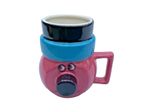 Vintage Bertie Bassett 3D Ceramic Coffee Cup Mug. Bassett's Liquorice Allsorts