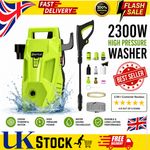 2300W Electric High Power Pressure Washer Jet Washer Portable Patio Car Cleaner