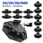 10-40x Adjustable Decking Pedestal Riser Bearing Support 18mm-30mm | 30mm-140mm