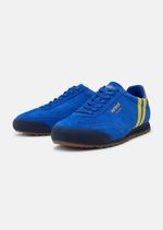 Patrick Dijon Mens Trainers Casual Shoes Royal Blue Yellow Navy 80s Retro Design
