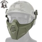 Tactical Half Face Mask Airsoft Fast Helmet Universal Protective Mask SF Helmet