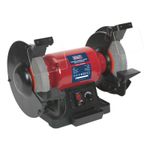 1x Sealey 200mm Diam Variable Speed Bench Grinder - BG200WVS