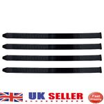 4X Universal Towing Mirror Replacement Rubber Strap - Length 390mm, Width 20mm