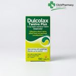 Dulcolax 12+ Gastro-Resistant 5mg Bisacodyl 100 tablets Pack - Long Expiry