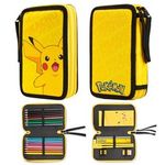 Pokemon Pencil Case for Boys - Pikachu Filled Pencil Case Stationery Set