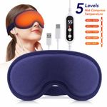 Electric Heated Eye Mask -Warm Compress for Dry Eyes,Blepharitis and Stye Relief