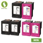 302 XL INK FIT FOR HP Deskjet 3630 3637 2132 4650 3634 3632 2130 Envy 4527 LOT