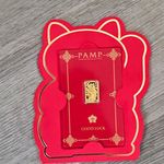 PAMP 2.5 Gold Bar 0.9999 Fine in Red 'Good Luck' Card Packaging