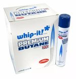 Whip It Butane Gas Zero Impurities Cans Bottles bho Refills 400ml - Pack of 12