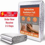 Reflective Radiator Foil Energy Saving Insulation 850cm x 60m Heat Reflector Pad