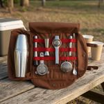 Portable Bartender Kit Professional Grade Boston Shaker Set Dishwasher Safe