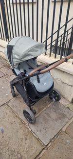 Joie Pushchair Carrycot Bundle Hunter Green Excellent Condition RRP £400
