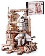 ROKR Space Shuttle 3D Wooden Puzzle Mechanical Building Kits for Adult Xmas Gift